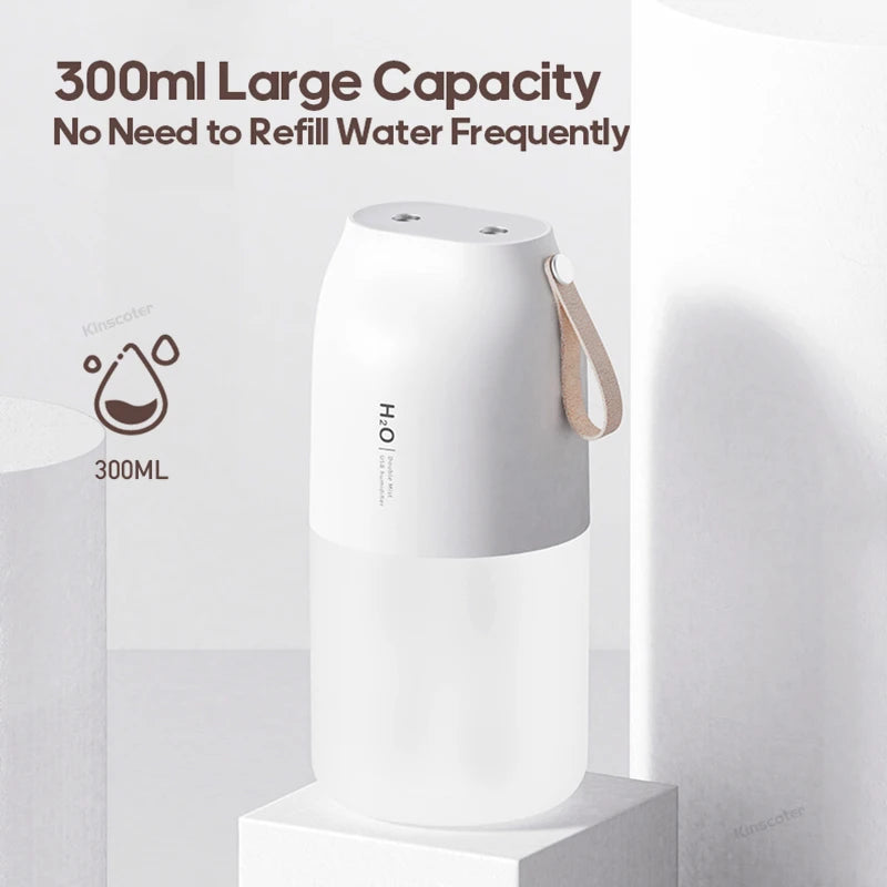 Portable Double Mist Air Humidifier