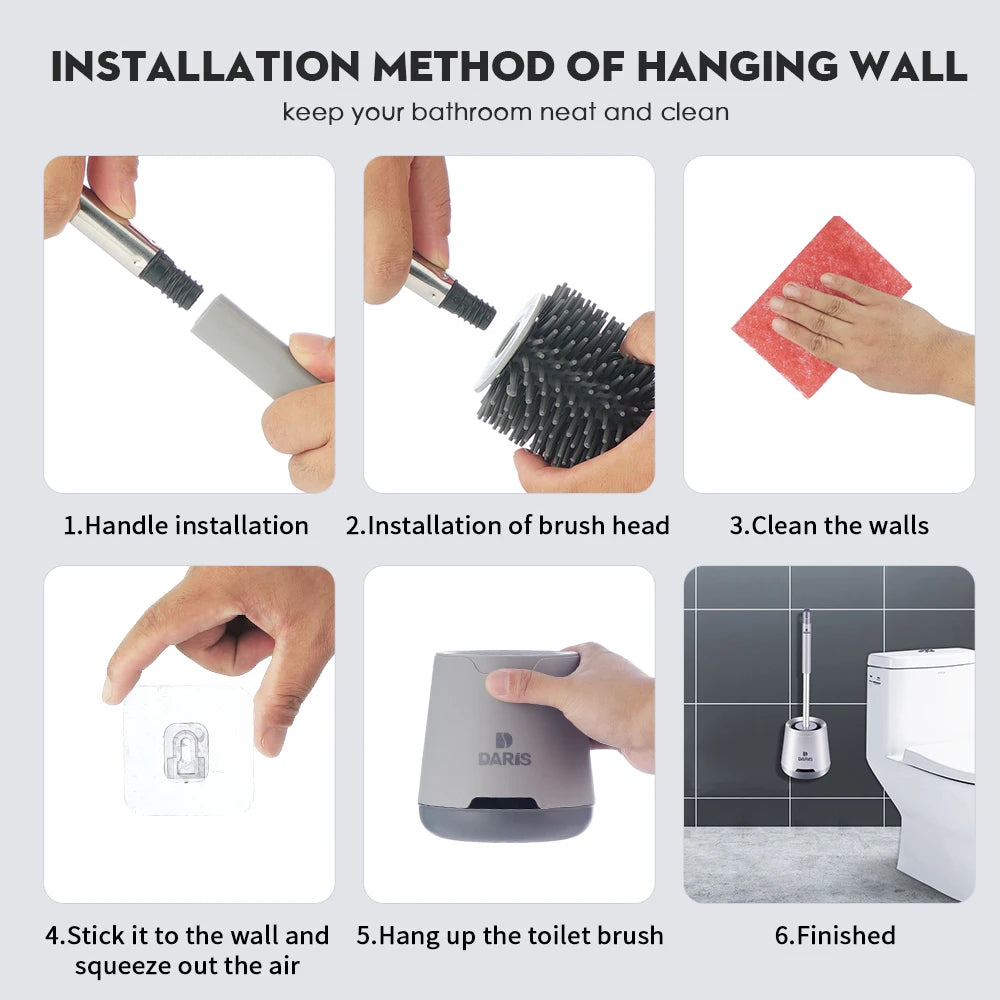 Long Handle Toilet Cleaning Brush