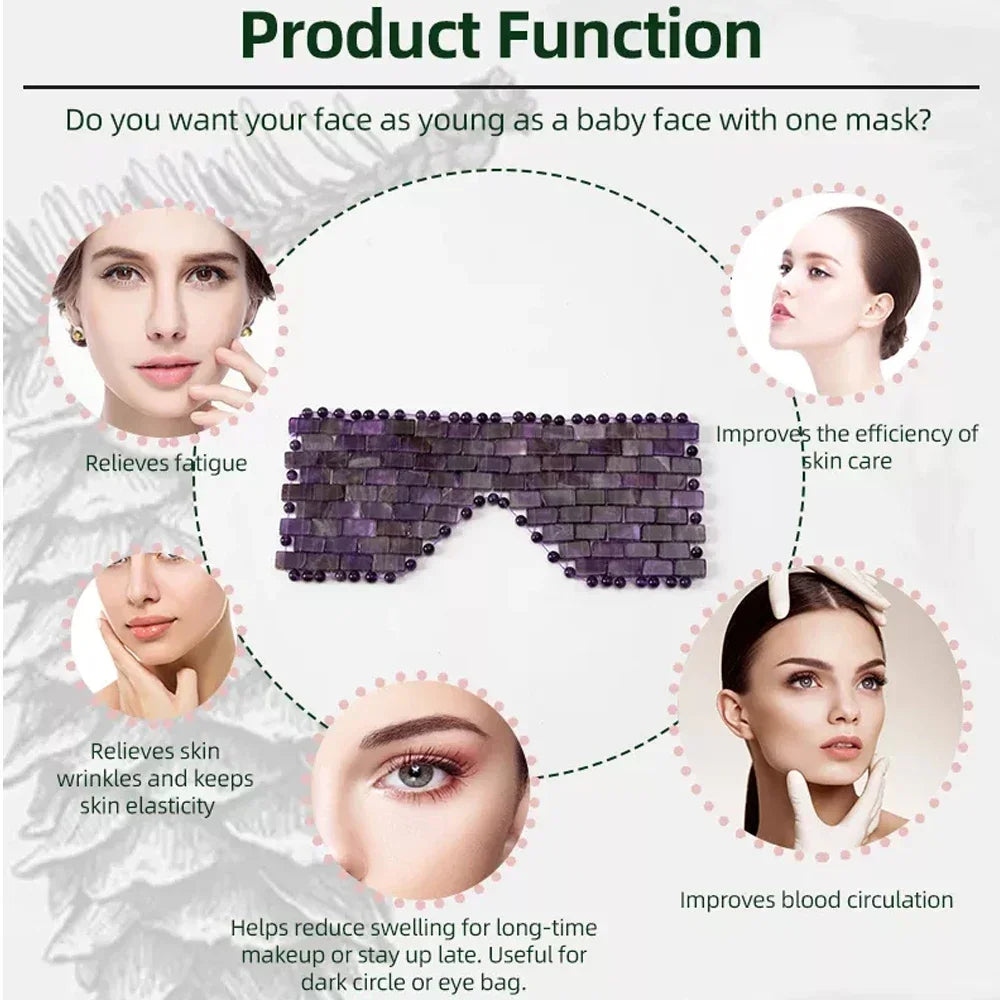 Rose Quartz Jade Eye Mask