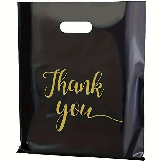 20pcs Extra Thick Reusable Plastic Thank You Bags