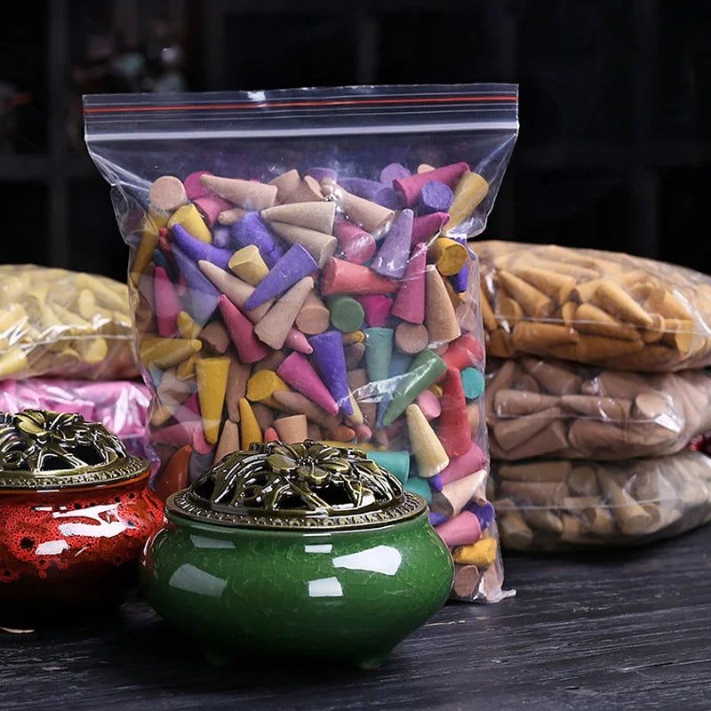 60Pcs Mixed Scented Incense Cones