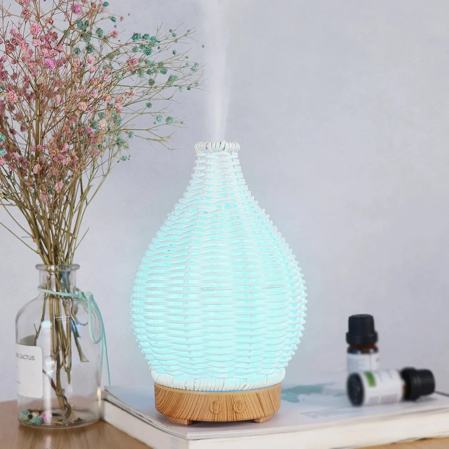 Wood Weave Mini Vase Air Humidifier