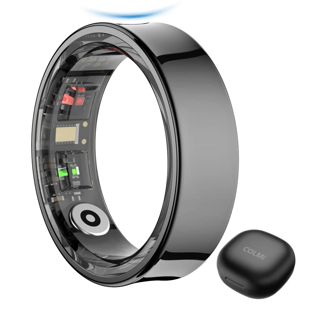 Smart Ring Men Women with Charging Case