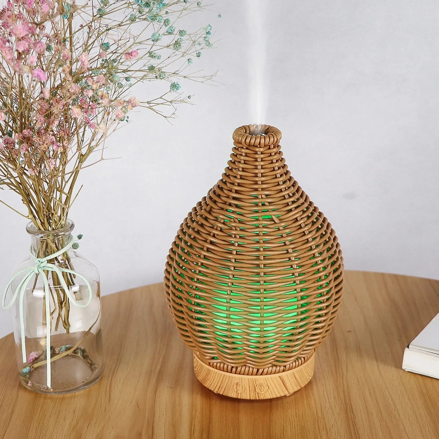 Wood Weave Mini Vase Air Humidifier