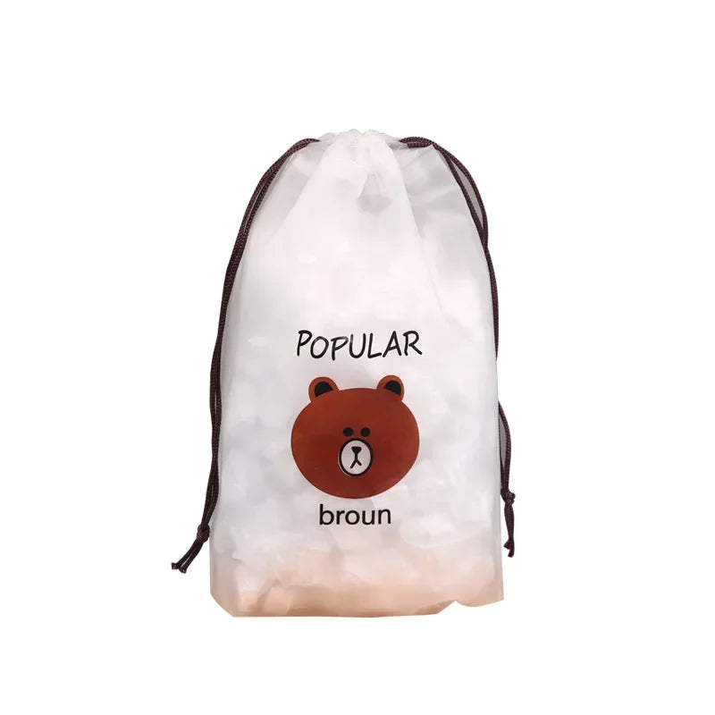 100pcs Reusable Food Wrap Storage Covers Bags