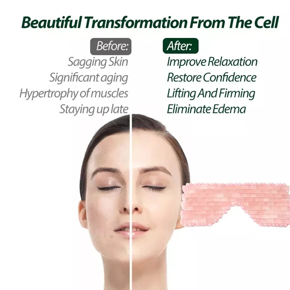 Rose Quartz Jade Eye Mask