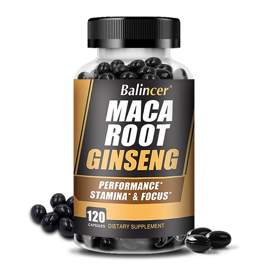 Maca Root + Ginseng Extract Capsules