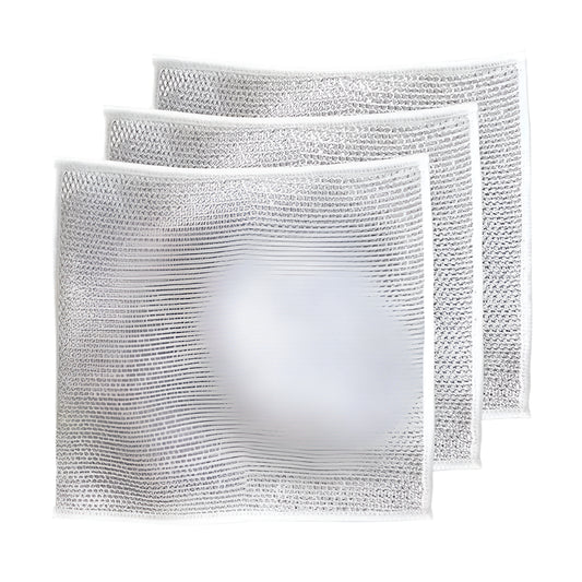 10pcs Magic Dishcloth Silver Wire