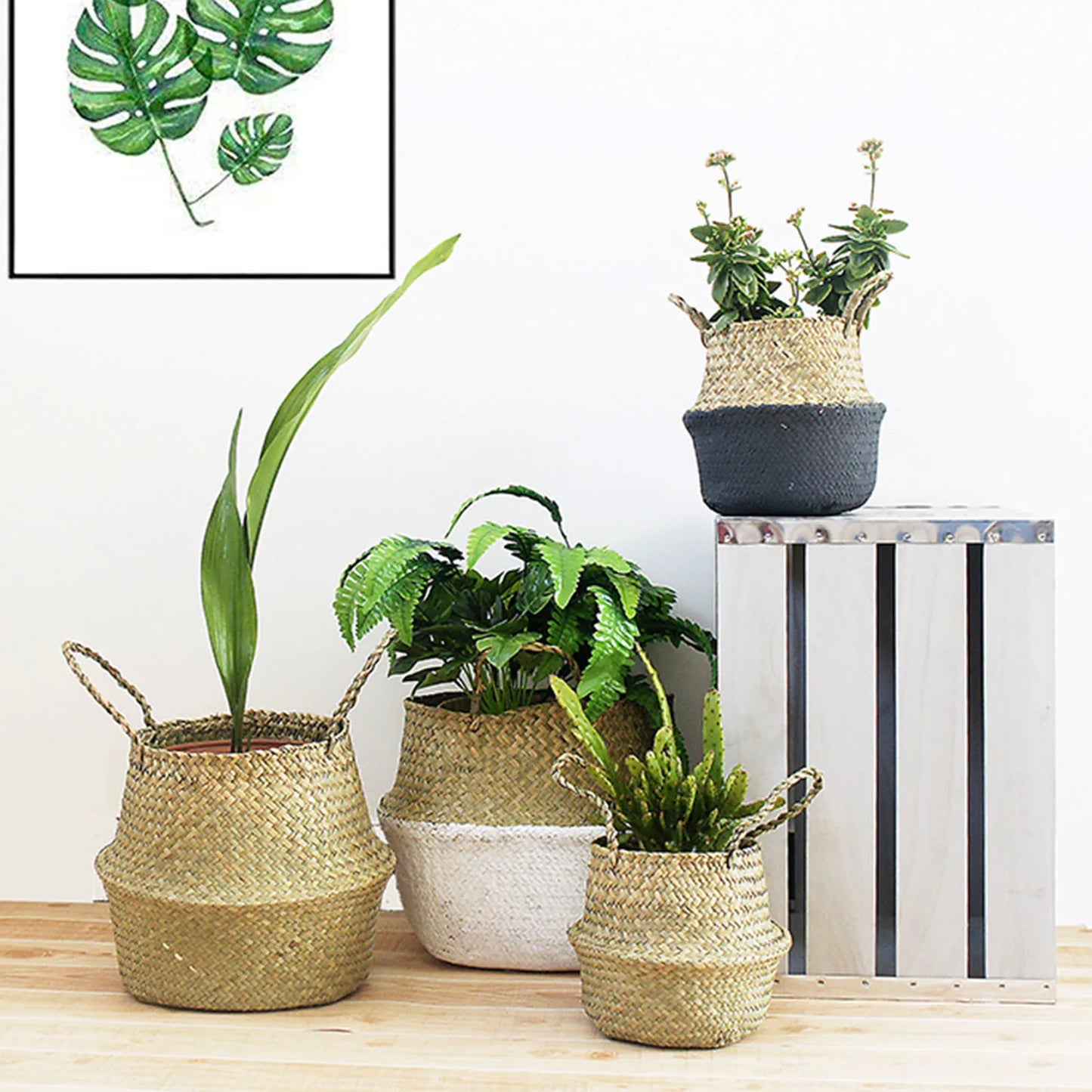 Seagrass Wickerwork Basket