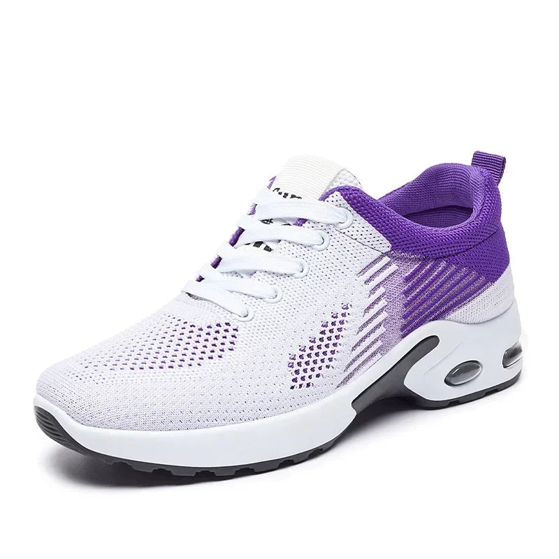 Breathable Lace-up Running Shoes for Women