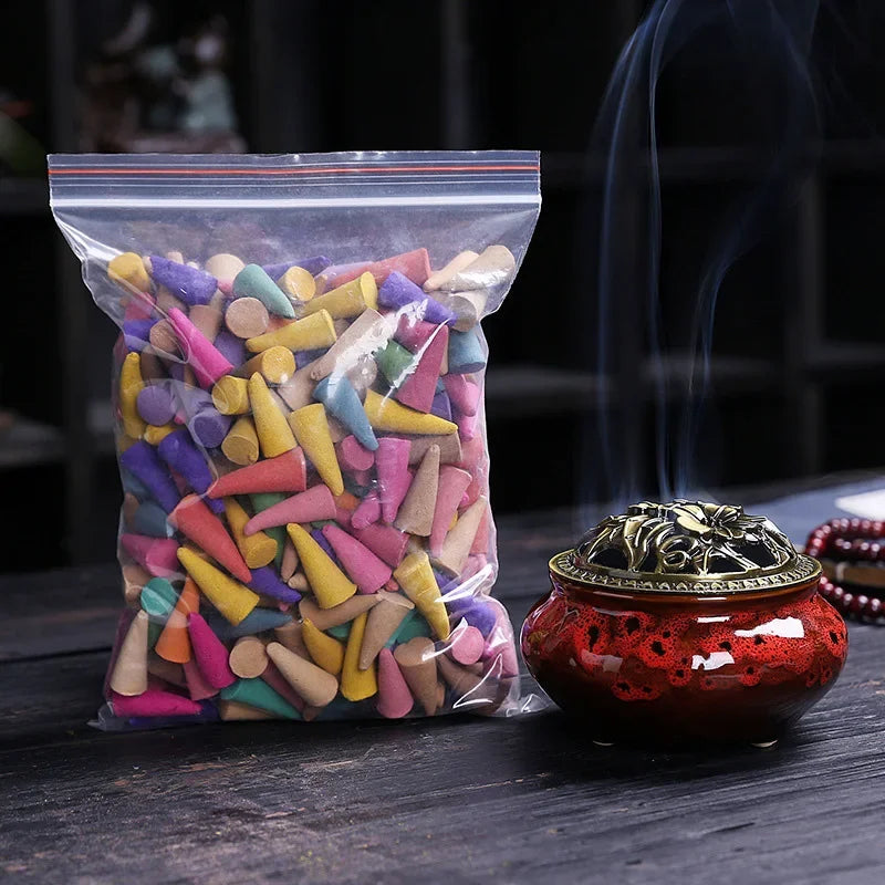 60Pcs Mixed Scented Incense Cones