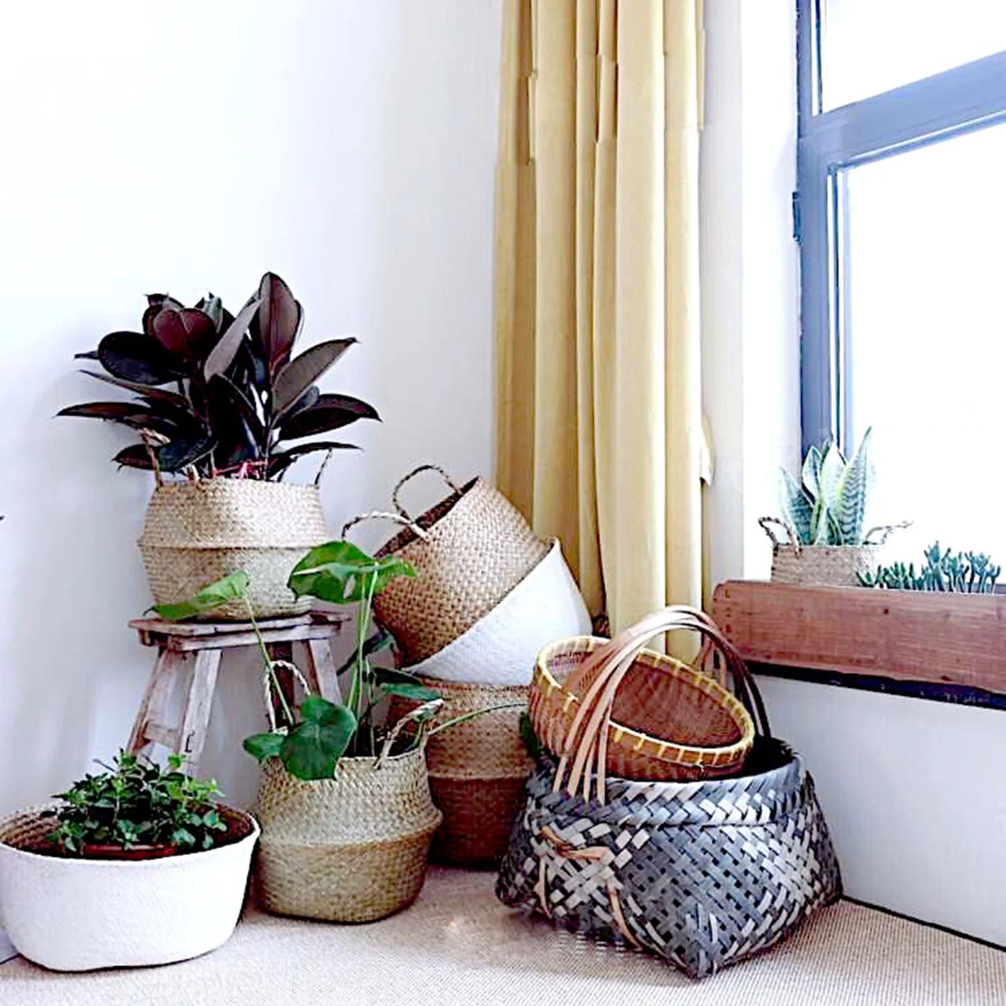 Seagrass Wickerwork Basket