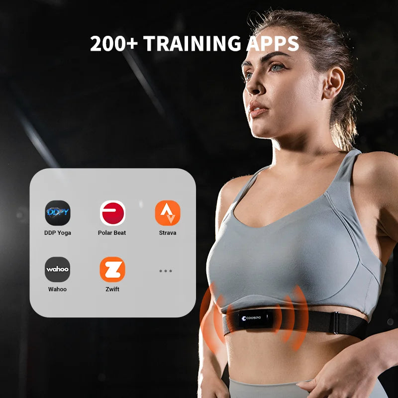 Rechargeable Heart Rate Monitor Chest Strap