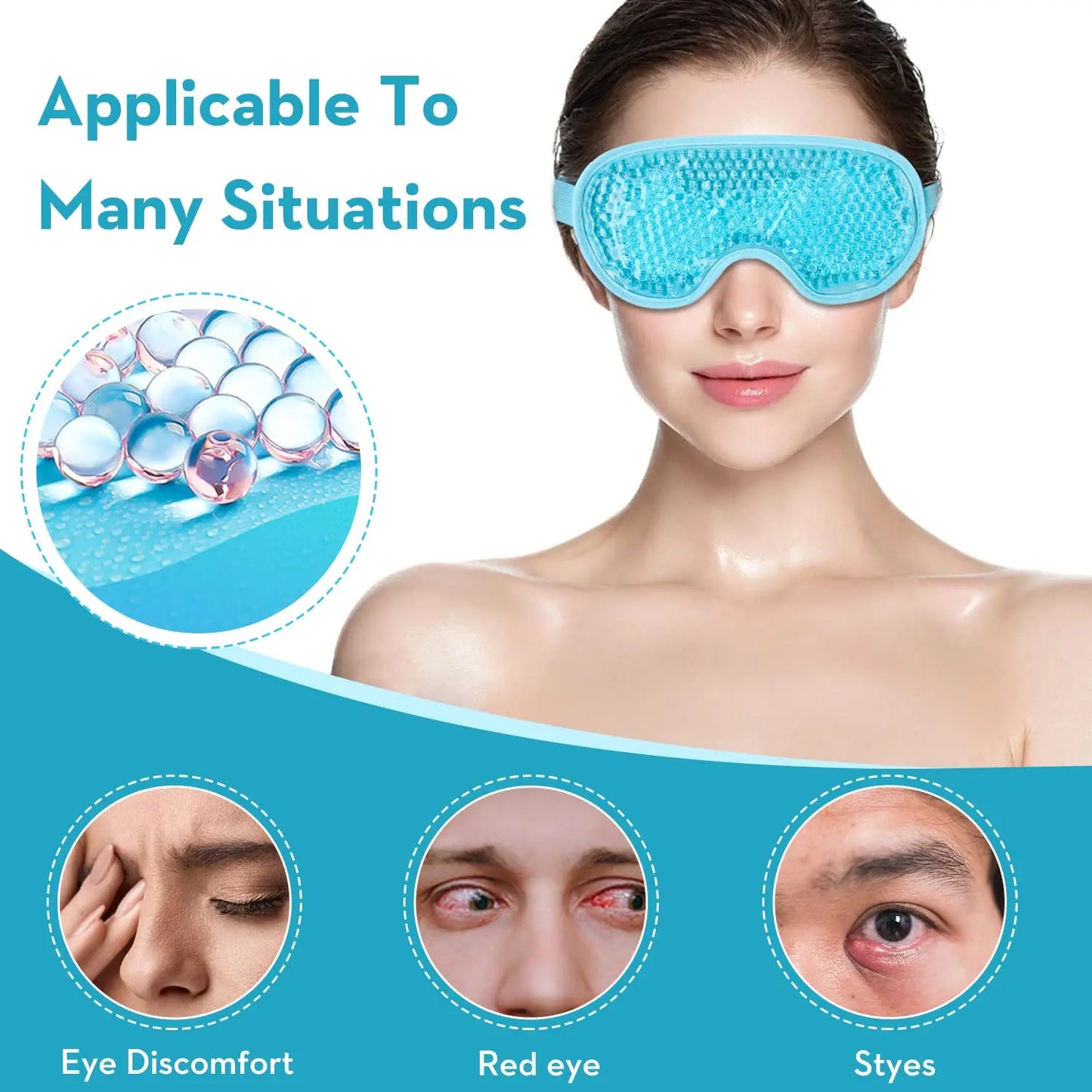 Cooling Eye Mask with Gel Bead