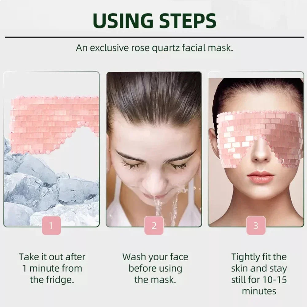 Rose Quartz Jade Eye Mask