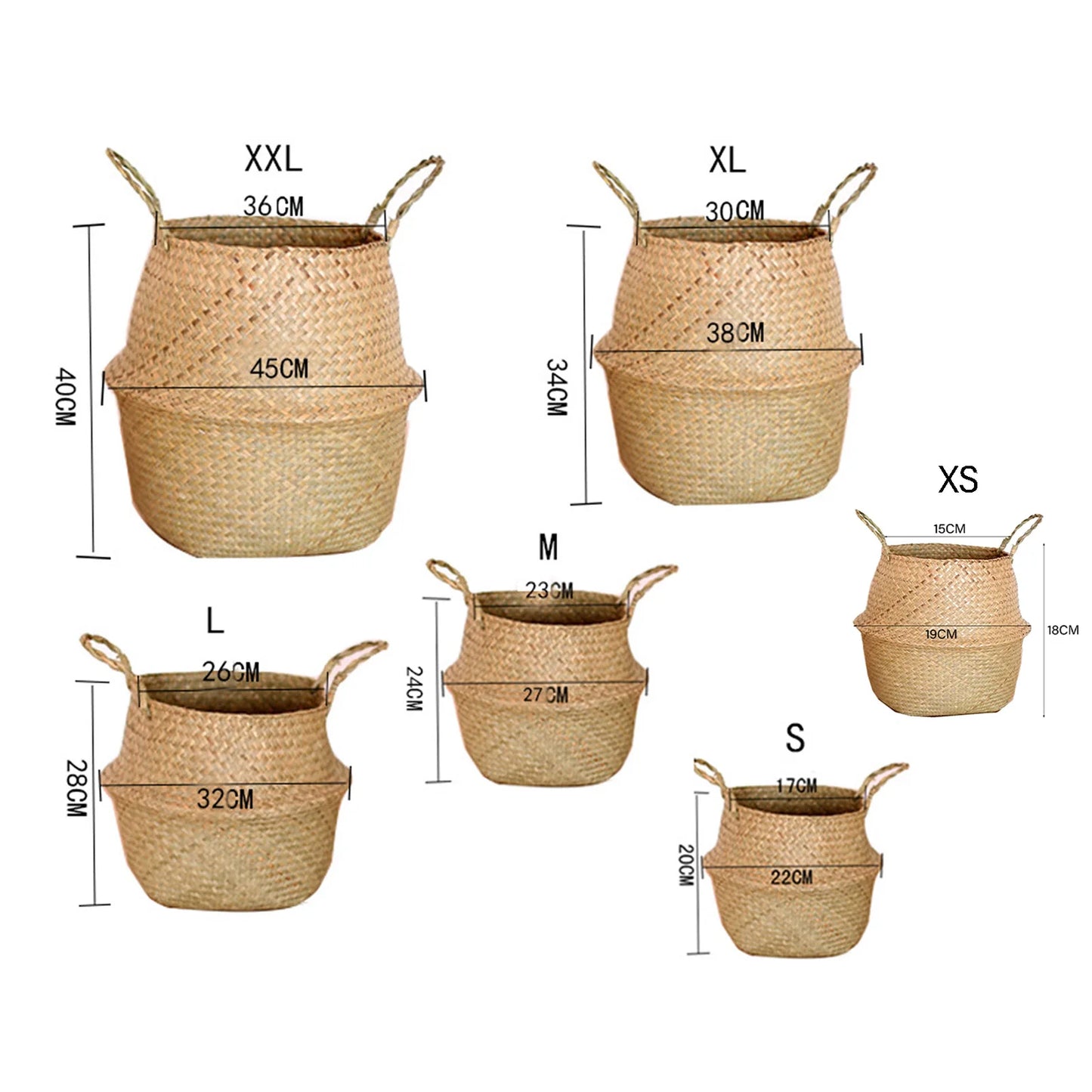 Seagrass Wickerwork Basket