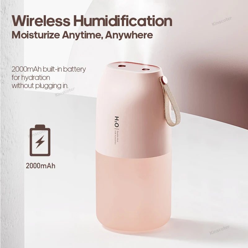 Portable Double Mist Air Humidifier