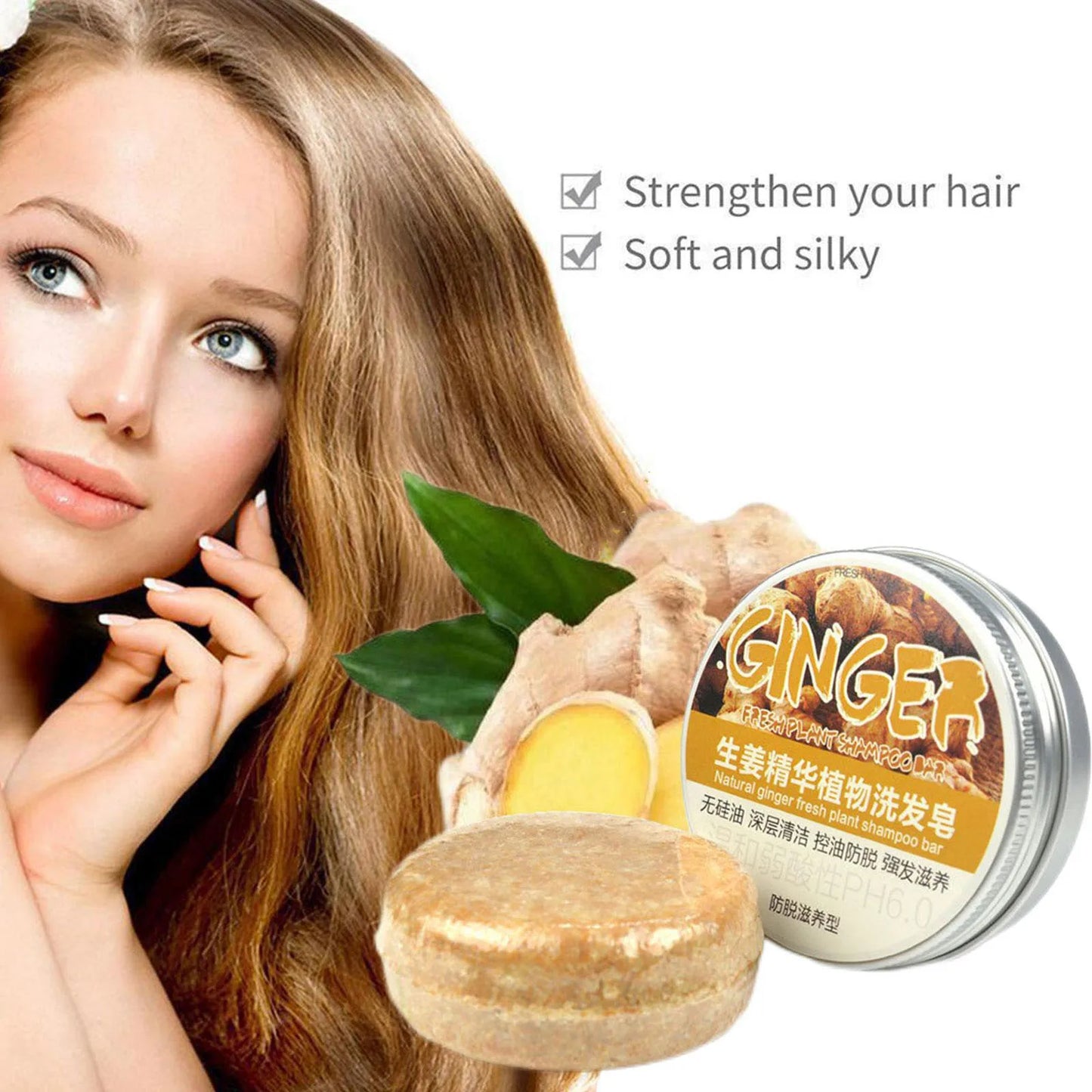 Ginger Polygonum Hair Soap