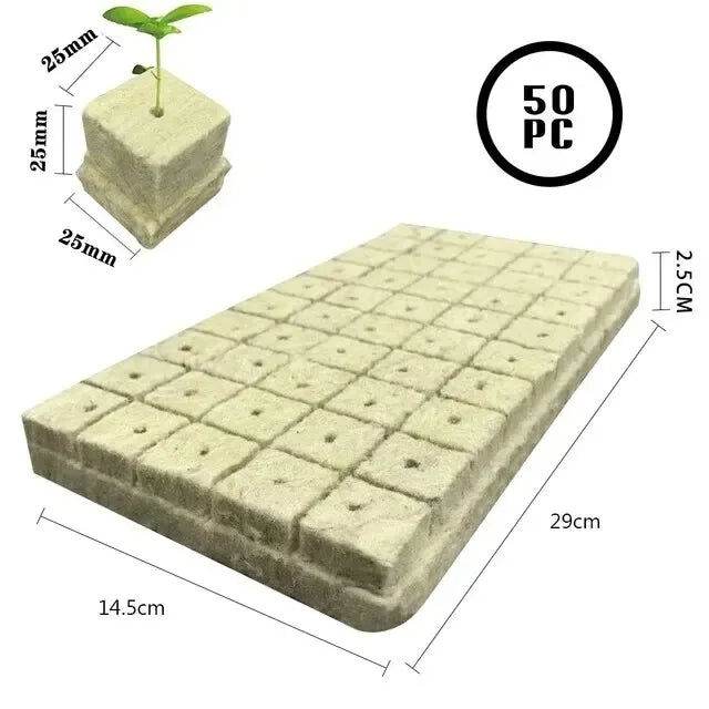 Stonewool Hydroponic Grow Media Cubes