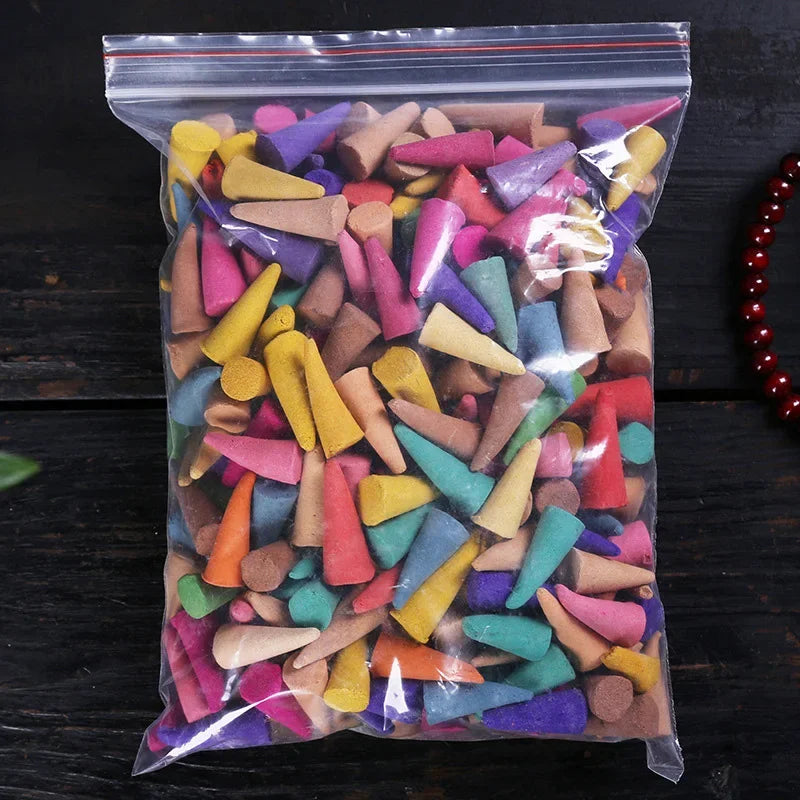 60Pcs Mixed Scented Incense Cones