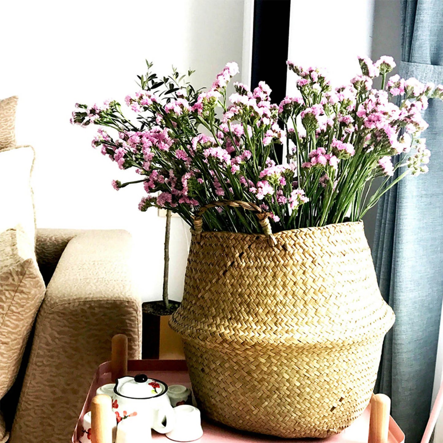 Seagrass Wickerwork Basket