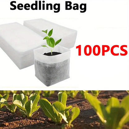100pcs Biodegradable Seed Nursery Bags