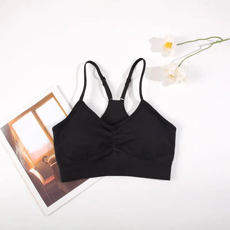Yoga Suit Fitness Bra with Cycling Shorts
