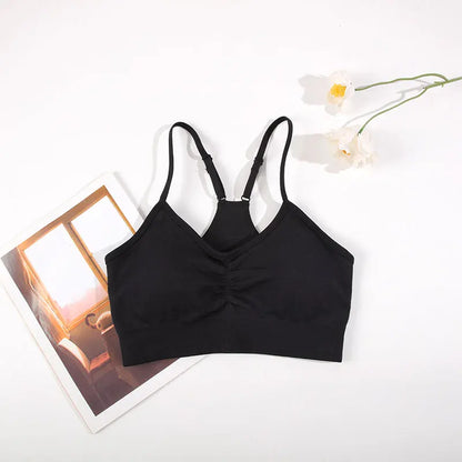 Yoga Suit Fitness Bra with Cycling Shorts