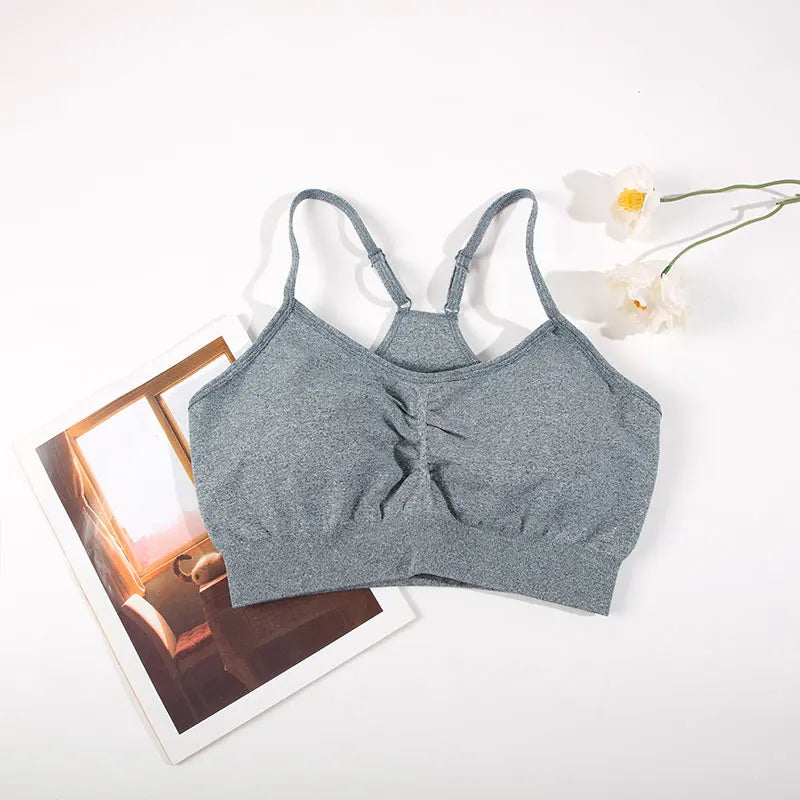 Yoga Suit Fitness Bra with Cycling Shorts