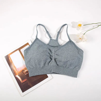 Yoga Suit Fitness Bra with Cycling Shorts