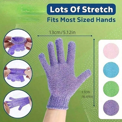 Reversible Exfoliating Shower Gloves